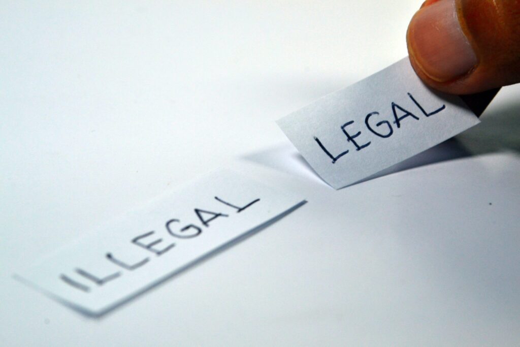 Illegal or Legal Choice Image