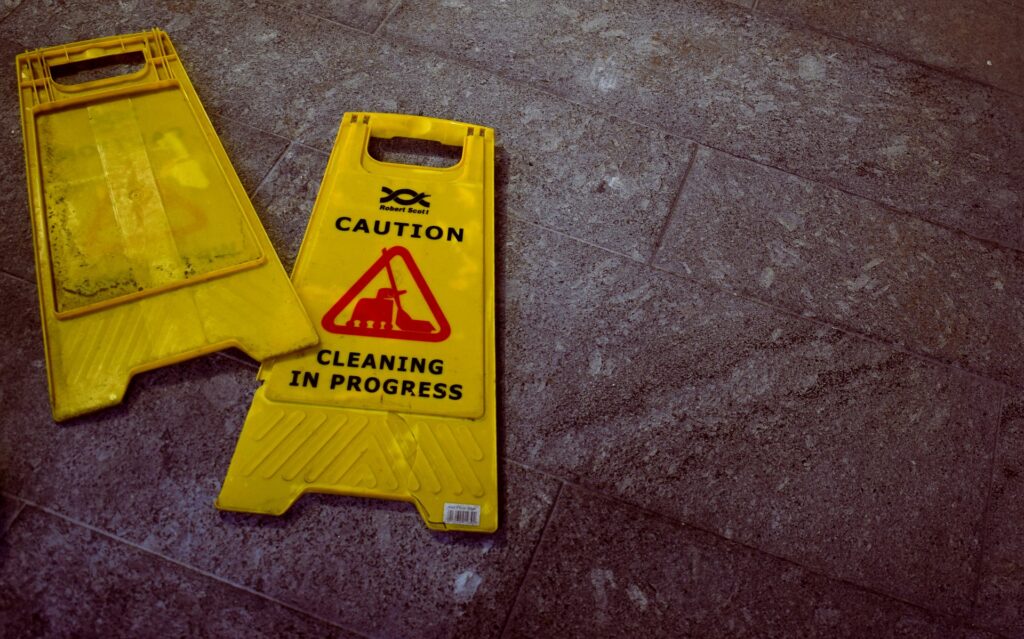 Yellow Hazard Sign